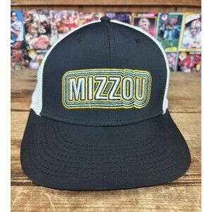 The Game University Of Missouri Tigers Mizzou  Hat Trucker Mesh OSFM White Black